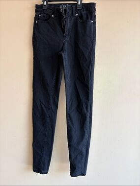 Women's Black High-Rise Slim Jeans